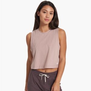 Vuori Mauve Crop Tank Top